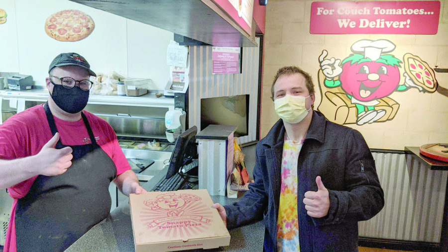 NR Snappy Tomato gives away pizza during second wave of pandemic PIC 1