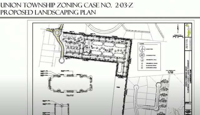 128002808_web1_PL
Provision Living received acceptance from the Union Township Board of Trustees at its Dec. 9, 2021 meeting to continue its expansion on the site of the former Glen Este campus. Pictured here is a rendering of one of the phases of development, including a roundabout at Aicholtz Road to feed into the development.