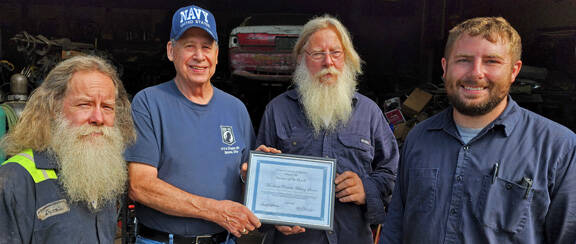 128756865_web1_BOM-July-C
Pictured are Jimmy Morehouse III, Joel Foreman, Jimmy Morehouse Jr, and Jeff Morehouse. Photo courtesy Vietnam Veterans of America Clermont County Chapter 649.