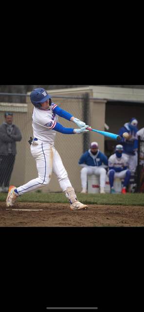 Ayden Holden finished his junior season with a .446 batting average, the third-highest in the SBAAC National Division. Photo provided.