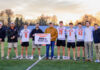 
			
				                                Current and former Loveland players and coaches pose at midfield during halftime of an Eastern Cincinnati Conference match April 16, 2025, against Walnut Hills. The halftime ceremony honored the Loveland program’s 300th game as a Division I team.
                                 Photo by Sun Sports Reporter Jake Dowling

			
		