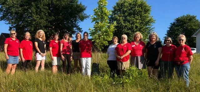 Local Master Gardener Volunteers Planted an Oak Tree in Celebration of America 250